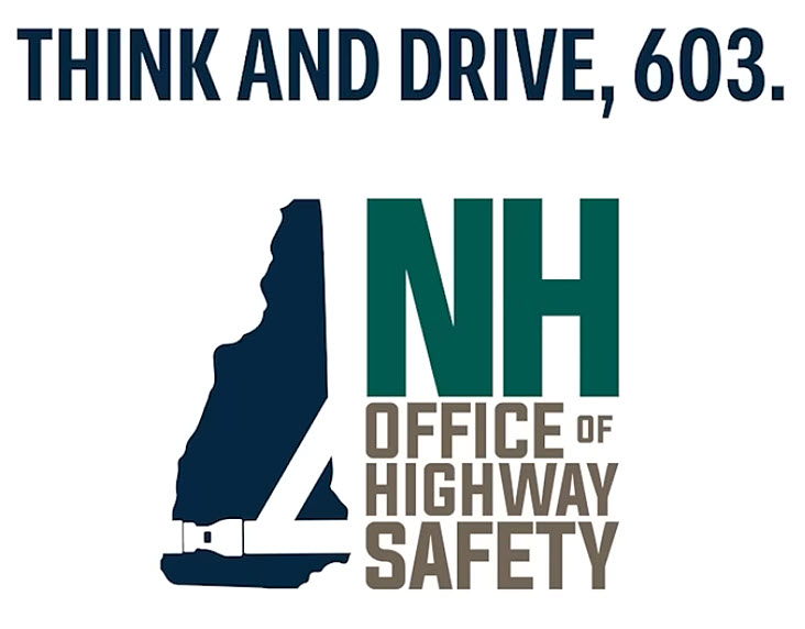 This image is a New Hampshire anti- impaired driving campaign outreach called "Think and Drive." It's a "play on words" category of message approach as categorized by the Don't Drive Like This project author, one of a number of categories of aggressive, impaired, and distracted outreaches.