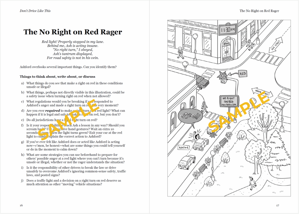 Don't Drive Like This The No Right on Red Rager